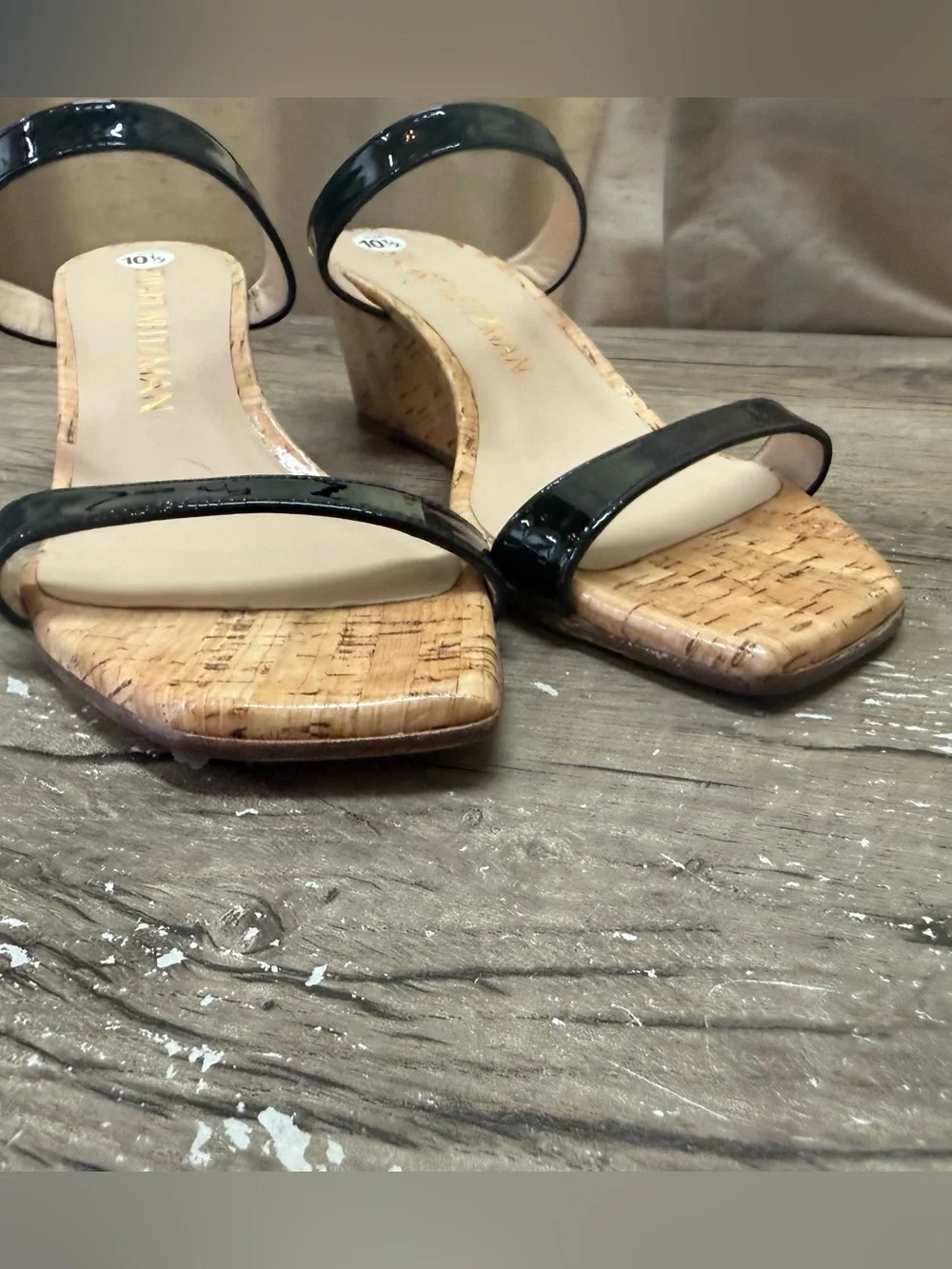 Stuart Weitzman Aleena 50‎ Wedge Slide Sandal size 10.5
